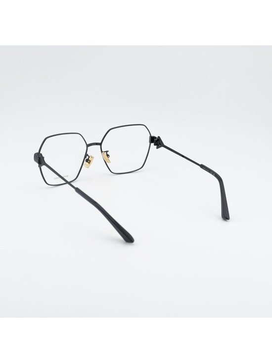 Bottega Veneta BV1224O 001 Eyeglasses Black 57mm Geometric Frame main image 10